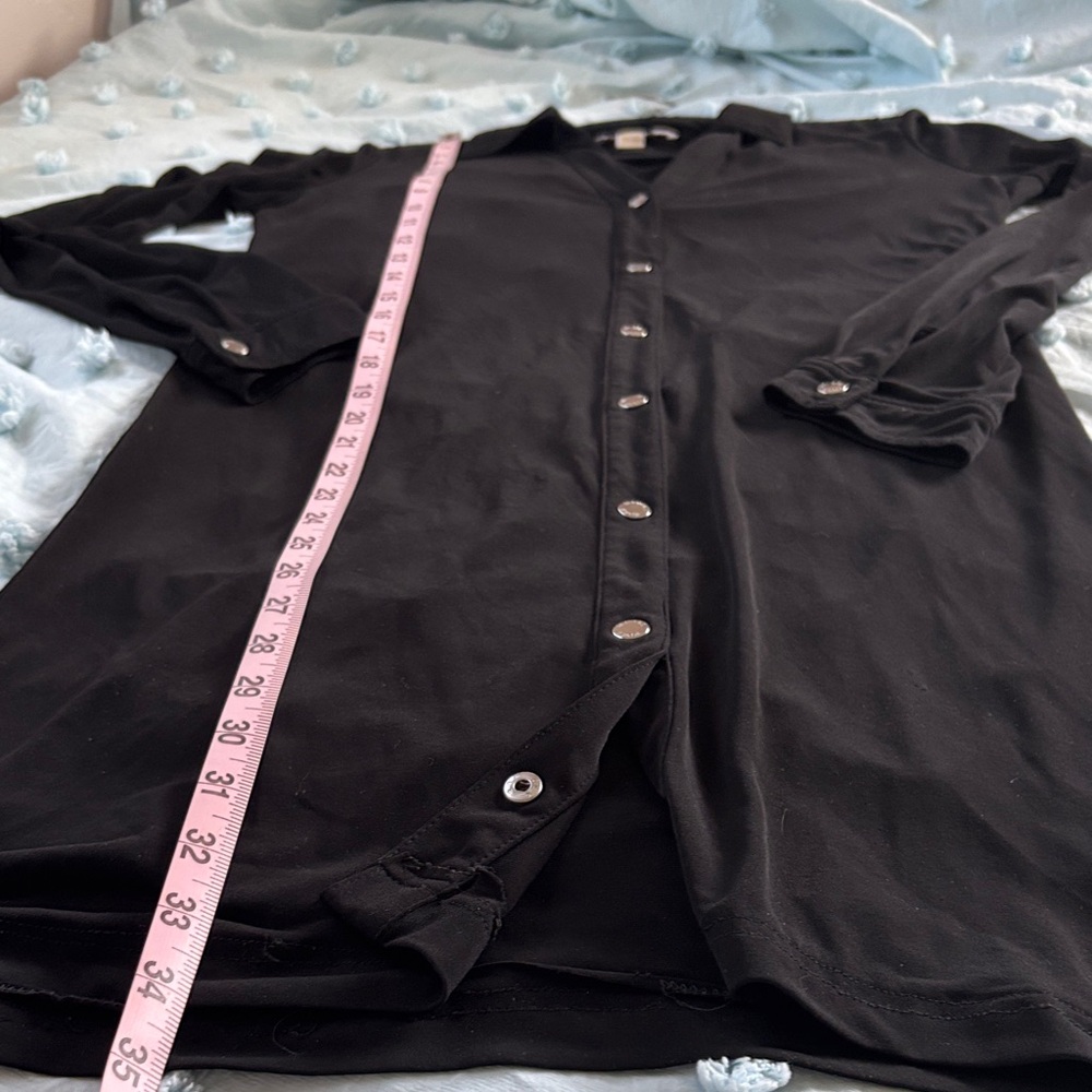 MICHAEL Michael Kors Black Shirt Dress - Picture 6 of 7